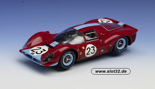 CARRERA Exklusiv Exklusiv Ferrari 330 P 4 # 23 red/blue